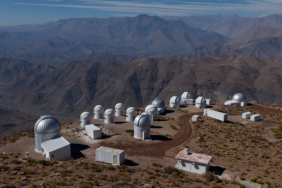 The complex of astronomical telescopes and instruments at the Cerro Tololo Inter-American Observatory (CTIO).