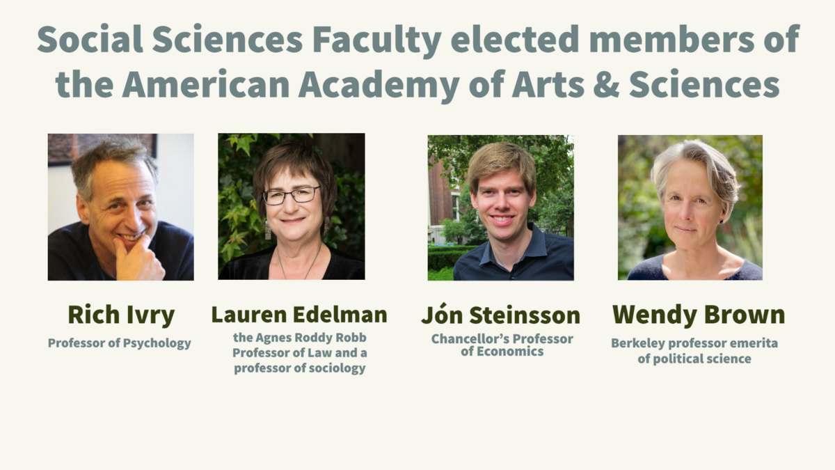 Four Social Sciences Faculty members join the AAAS