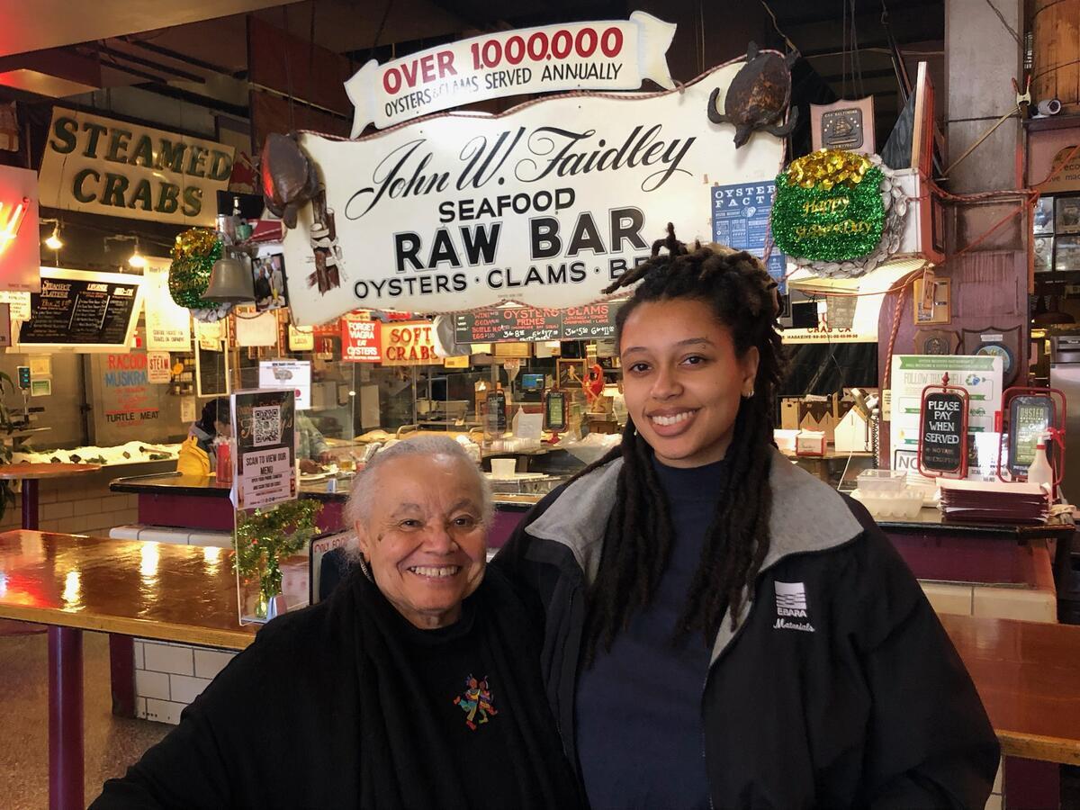 Daphne Muse and Abigail Simmons Daphne Muse and Abigail Simmons