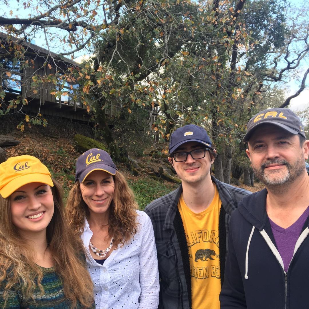 Left to right: Julia, Staci, Thomas and Stephan Pastis
