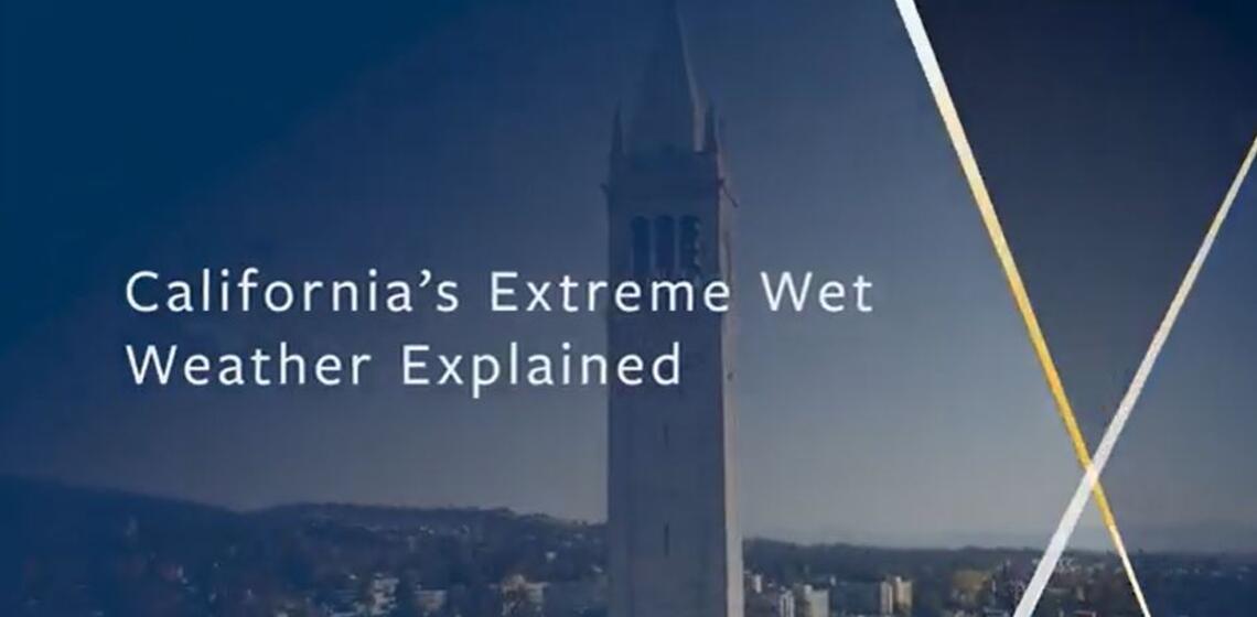 California's Extreme Wet Weather Explained by Professor William Boos
