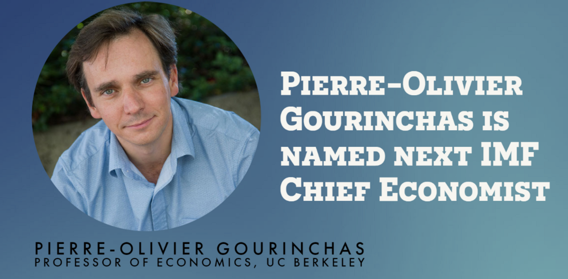 Berkeley economist Pierre-Olivier Gourinchas named to high-level IMF post