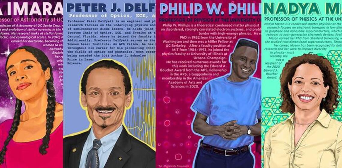 Poster series honors influential Black physicists