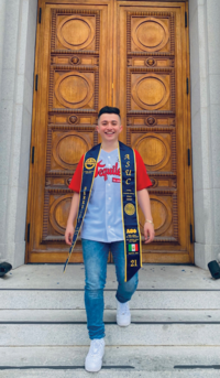 Pedro De Anda Plascencia '21 holds English and political science degrees